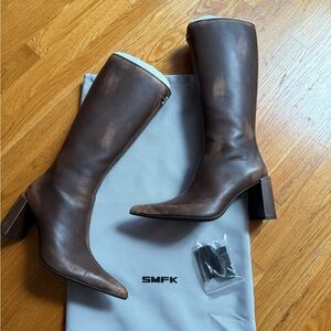 Women's Chocolate Heeled Boots